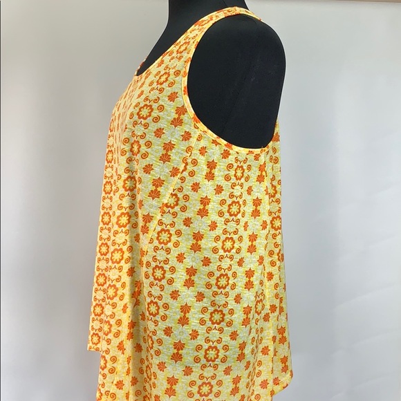Charming Charlie Summer Boho Razorback Women’s Size L Sleeveless Yellow Tank Top - Picture 4 of 8